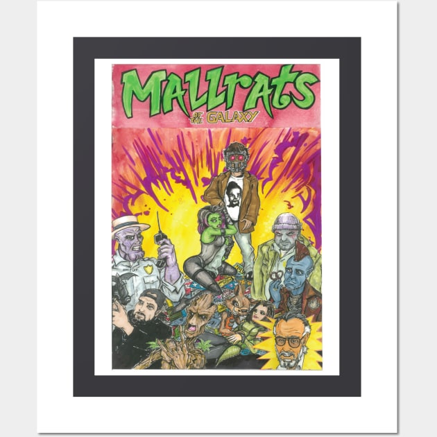 Mallrats of the Galaxy Wall Art by wdstudios